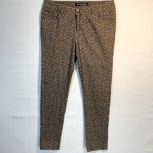 Celebrity Pink Brown Animal Print Jeans size 16